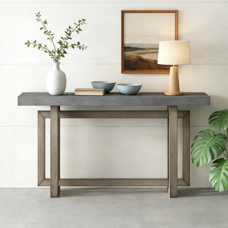 Console 59,1 po, Gris, Gris