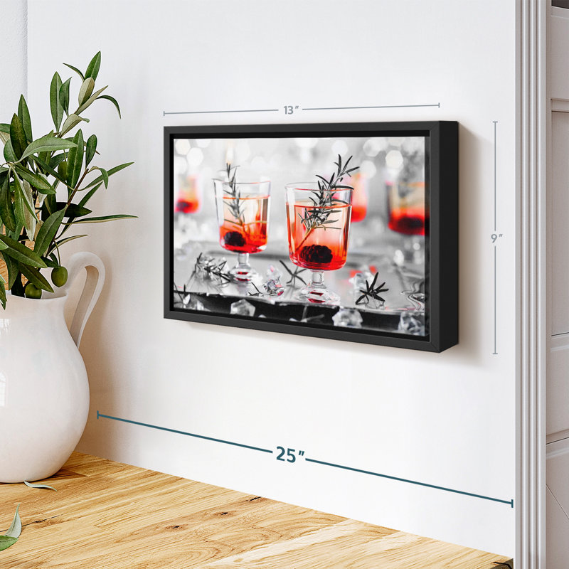 " Blackberry Whiskey Canvas Print ", 9" H x 13" W