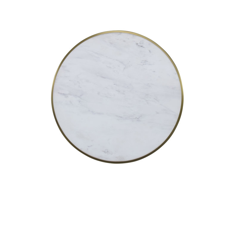 Cadence Stone End Table, Sand Cerused