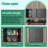 Makeace 29.5'' Metal Wall Garage Storage Cabinet with Adjustable Shelf,Durable Tool Cabinet-666938886
