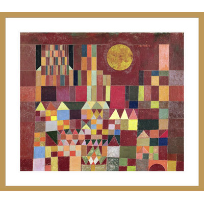 «Castle and Sun» par Paul Klee, impression giclée encadrée