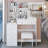 Raga Makeup Vanity with Sliding LED Mirror, Stool & Spacious Storage-2054066595