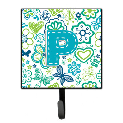 Crochet mural fleurs et papillons