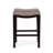 Stylish Acacia Wood Tiffin Studded Counter Stools With Wicker Seating, Foldable Design For Easy Storage And Outdoor Use, Set Of 2