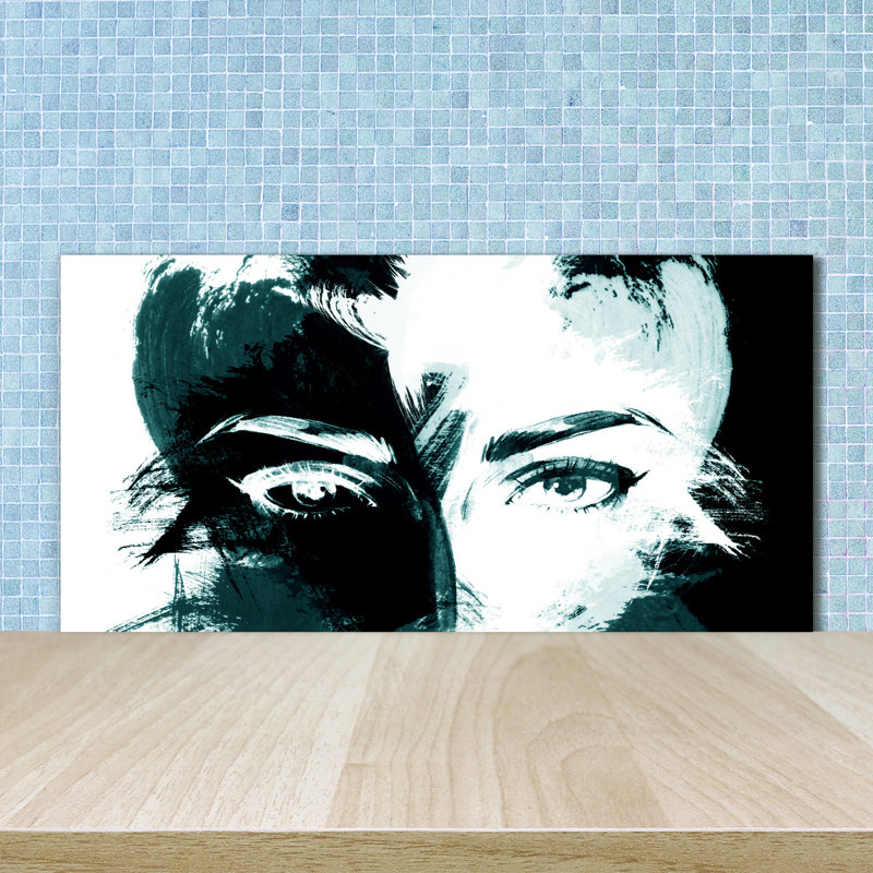 Babli 50cm W x 100cm L Glass Peel and Stick Panel