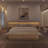 Monroe Queen Size Slatted Bedframe with Wide Headboard with Dimmable Lights-2017782978