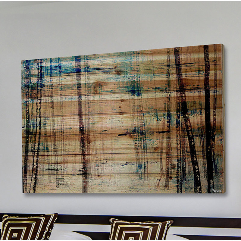 «Splash Of Blue Sky» par Parvez Taj - impression sur bois, H 30 po x l 45 po x P 1,5 po