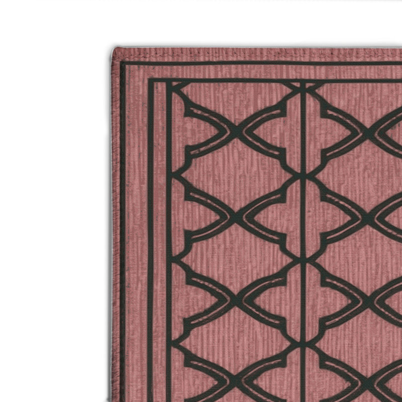 Tapis brun intérieur et extérieur Trellis, Rectangulaire 2 pi x 3 pi