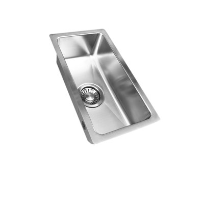 Évier de bar / de préparation rectangulaire en acier inoxydable 7 po Italia Kitchen Series