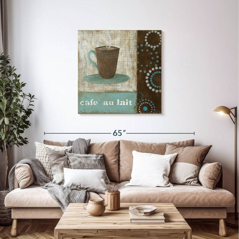 Yarlin Rustic Cafe Au Lait, H 36 po x l 36 po