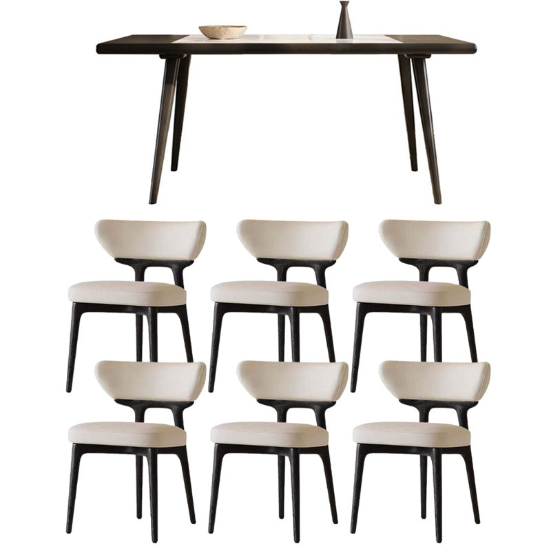 Ensemble de table de salle à manger Durable, H 29,52 po x L 59,05 po x l 31,49 po