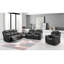 Fauteuil inclinable gris Steban