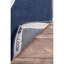Panama Handmade Flatweave Anchor Wool Navy Blue Rug-33090437