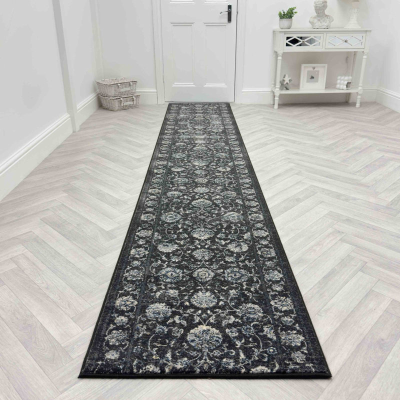 Runner Floral Area Rug, Runner 66 x 300 cm