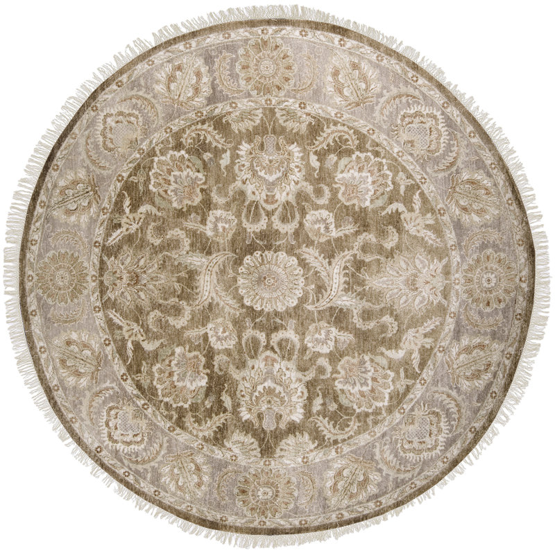 Tapis oriental en laine noué à la main Harrell, Rectangle 2 pi x 3 pi