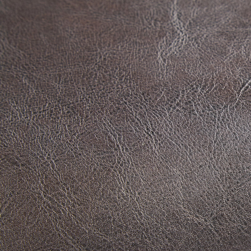 Chaise de salle à manger en similicuir avec base en bois massif rembourrée