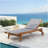 Outdoor Wood Frame Chaise Lounge-1428689141