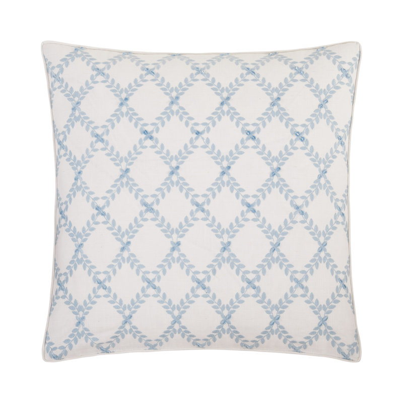 Dominca Embroidered Lattice Euro Sham