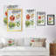 «Set of Apple Botanist», reproduction d'art sur toile encadrée-1058462118-1058462107