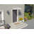 Palram - Canopia Lyra 1350 4 ft. W x 3 ft. D Metal Standard Door Awning