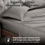 Ensemble de draps en satin de coton égyptien peigné de qualité supérieure à densité de tissage de 400 fils Superior-580194026-580194021
