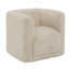 Fauteuil beige sable avec fonction pivotante