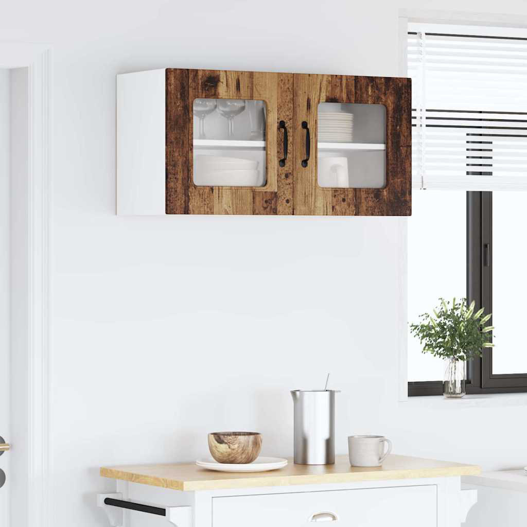Vidaxl Kitchen Wall Cabinet Brown Oak 80 X 31 X 40 Cm Engineered Wood