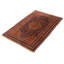 Tapis brun foncé Teimani 4 pi 0 po x 6 pi 7 po