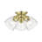 Gunnbjorn 3-Light 14.25" Semi Flush Mount-1569598761