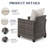 Decksplore 2-Piece High-Back Wicker Club Chairs with Cushions-129472530