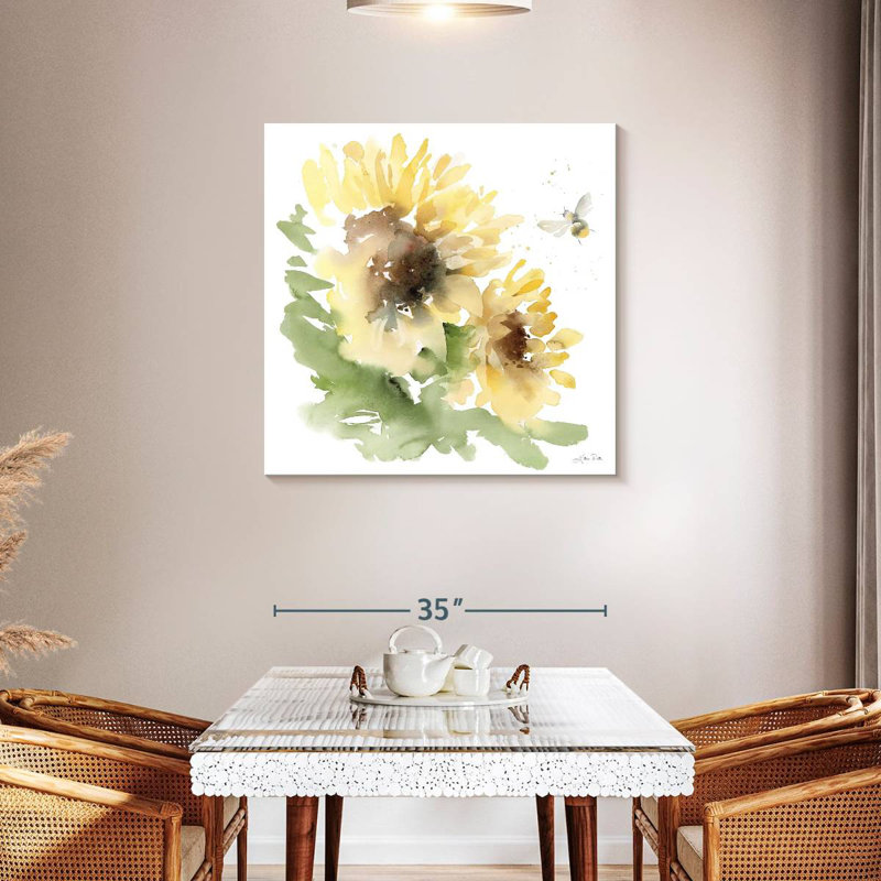 Harnek Sunflower Meadow II, 36" H x 36" W