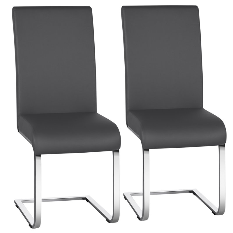  Upholstered Dining Chair, Grey