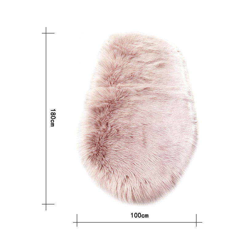 Bendel Handmade Shag Pink Rug, Novelty 100 x 180cm