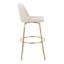 Lakyia Swivel Upholstered Counter Stool with Metal Frame-87456039