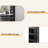 7 Tier Multi-Functional Pull-Out Multi-Tier Storage Single-Sided Open Shelf For Kitchen, Living Room & Narrow Spaces