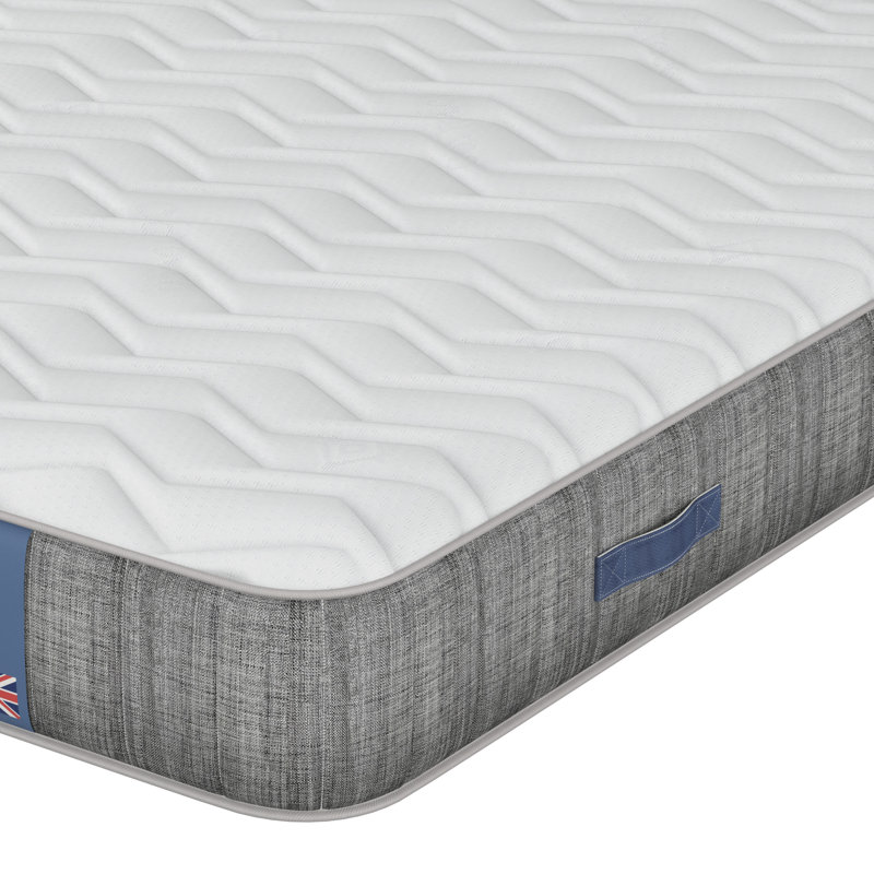 Natural Balance 1000 Pocket Wool Hybrid Mattress with Eco Foam, Small Single (2'6)