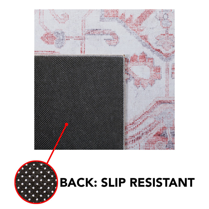 Tucson Performance Machine Washable Oriental Rug, Square 6'