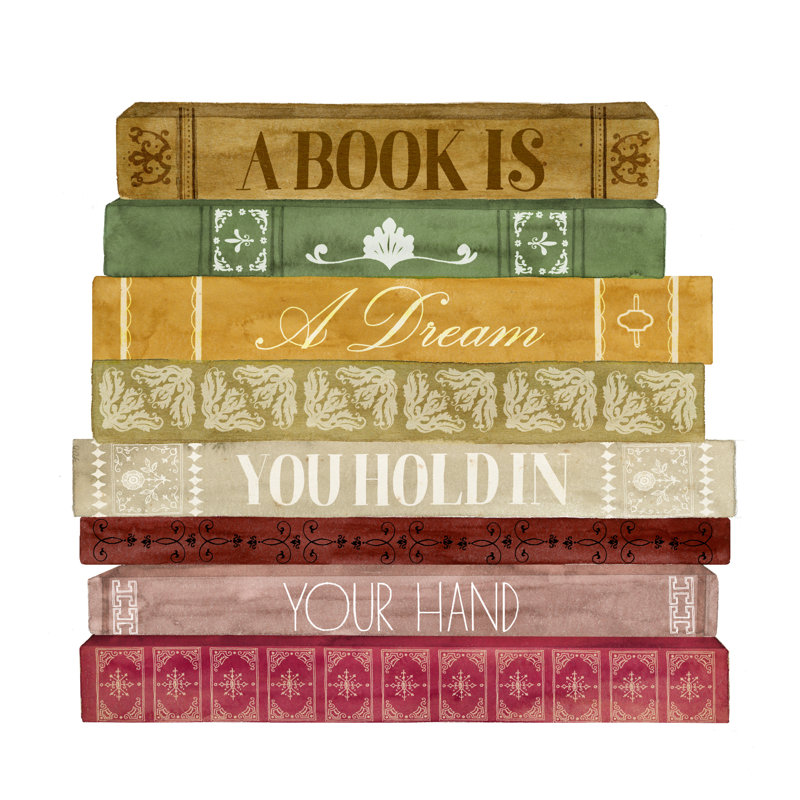 Book Lover I, H 30 po x l 30 po