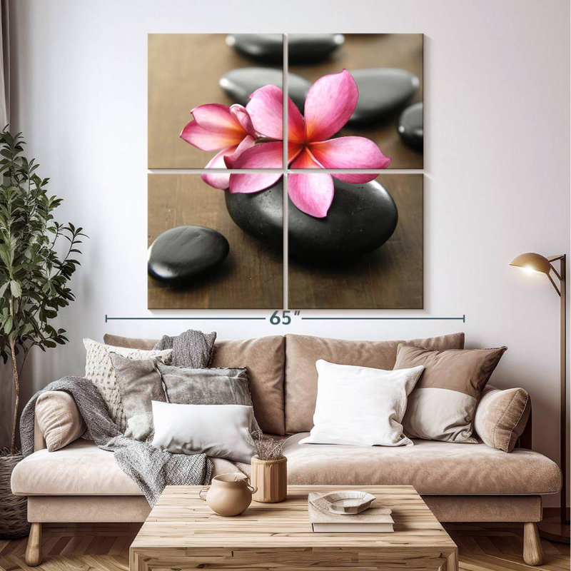 Kerrick Zen Pebbles IV, 50" H x 50" W