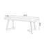 Bureau rectangulaire en bois massif brun noyer + noir-1676316171