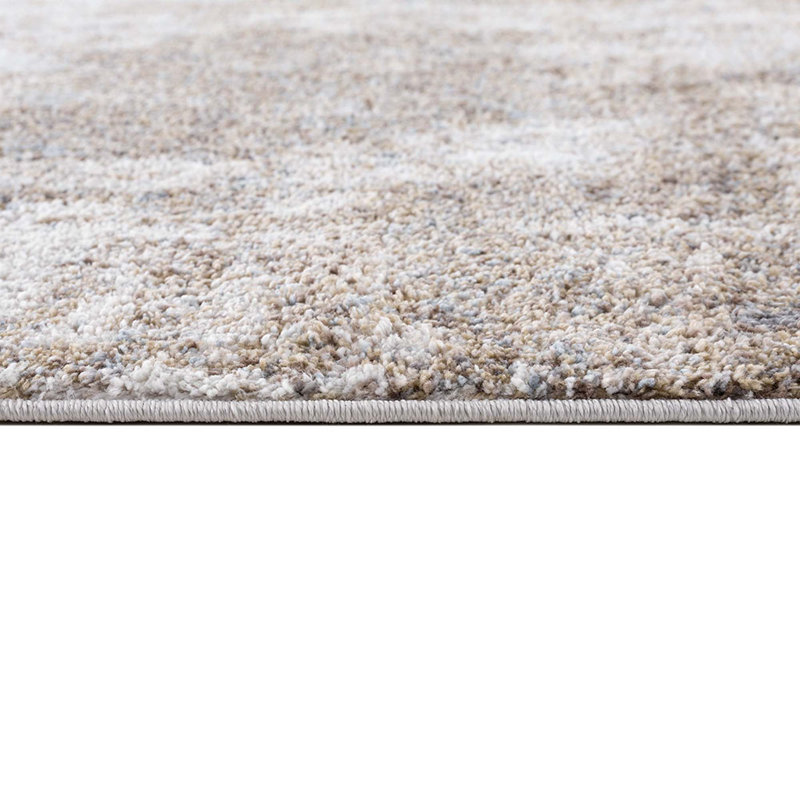 Cozy Shag Abstract Area Rug, Rectangle 5'3" x 7'