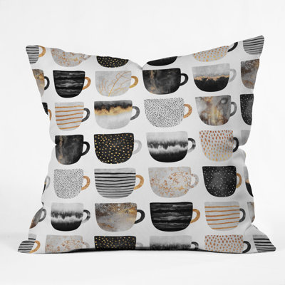 Coussin décoratif intérieur/extérieur elisabeth fredriksson pretty coffee
