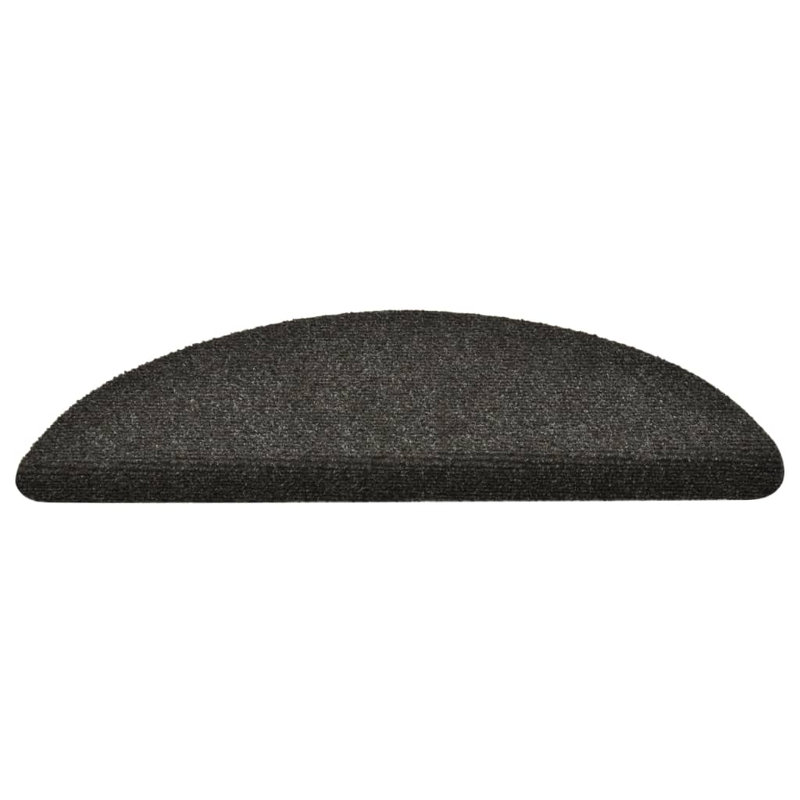 Oneida Self-adhesive Stair Mats Anthracite 56x17x3 cm Needle Punch