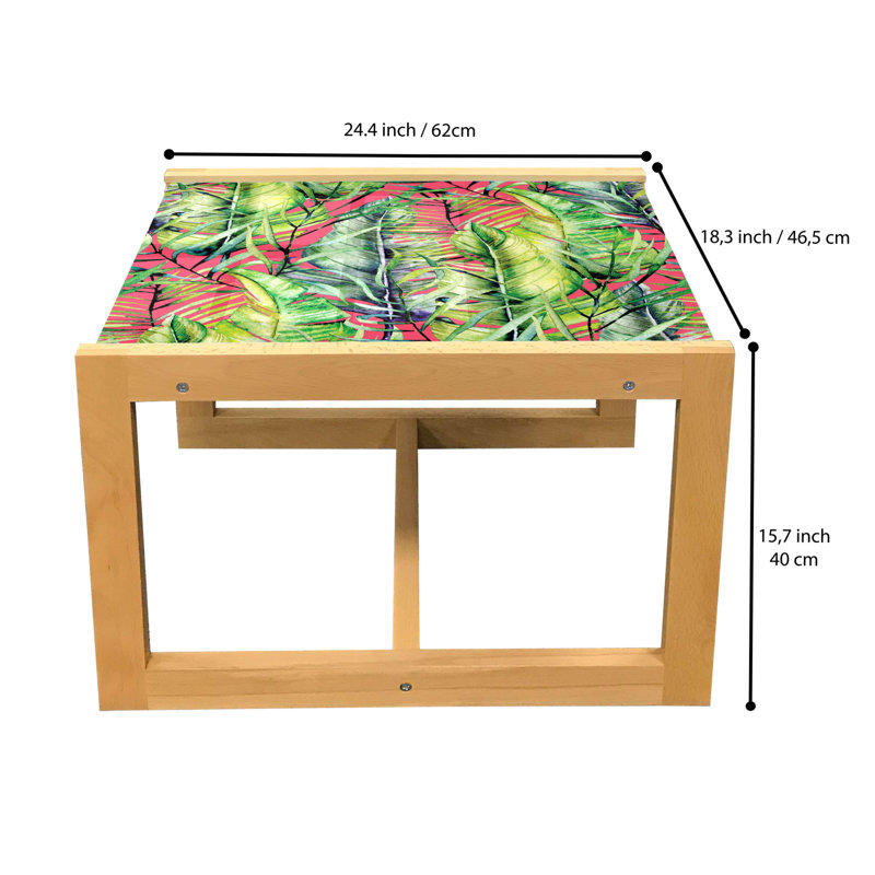 Jalayha Sled Coffee Table, 62cm H x 46cm W x 40cm D