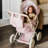 Teamson Kids Princess Baby Doll Pram Stroller with Retractable Canopy and Storage Basket-106880391
