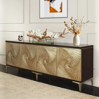 American-style light luxury simple sideboard