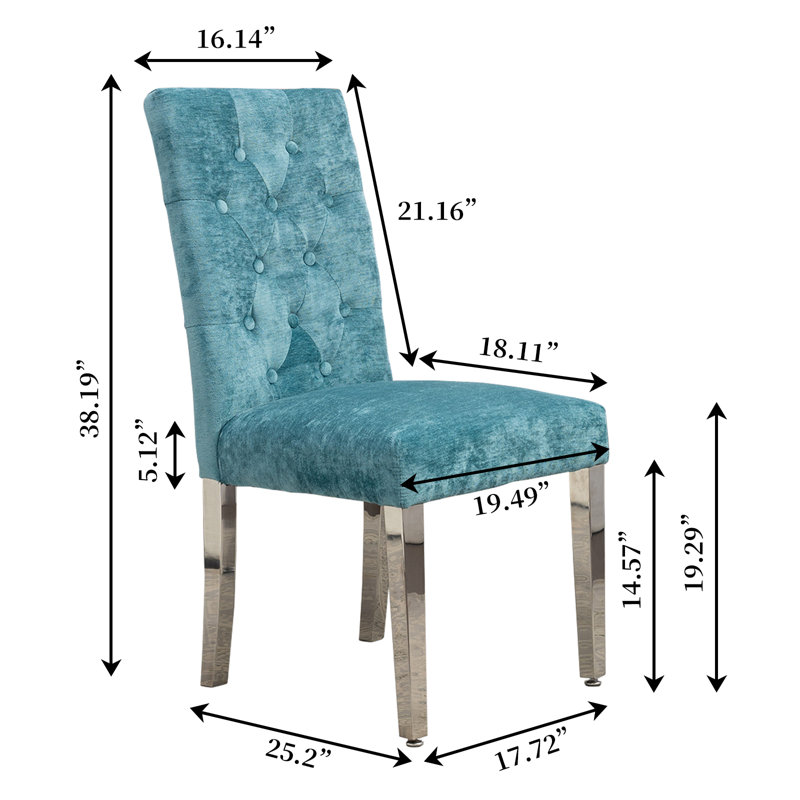 Chaise d'appoint Margarette, Vert