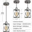 Luminaire suspendu industriel pour îlot de cuisine