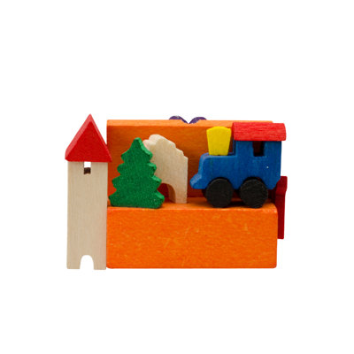 Graupner 1'' Wood Hanging Figurine Ornament