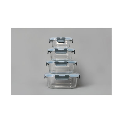Genicook Glass 4 Container Food Storage Set